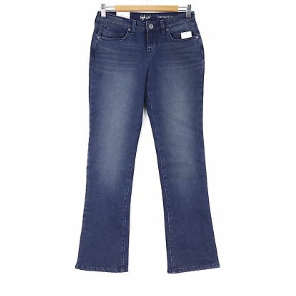 NWT Style & Co Boot Cut Jeans Short Length Sz 16